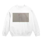 弟は画伯のトリケラ？くん Crew Neck Sweatshirt