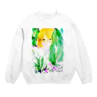 utouto_petalの共生 Crew Neck Sweatshirt