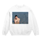 暗闇ひとりぼっち？のあなたを見ているよ Crew Neck Sweatshirt