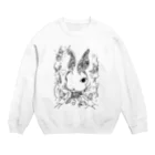 アトリエ葱のうさぎフト Crew Neck Sweatshirt