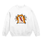 NORICOPOの白いフチがあるクソハムちゃん Crew Neck Sweatshirt