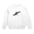 MAYAのタイガーショベルノーズキャットフィッシュ Crew Neck Sweatshirt