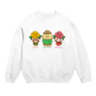 エツコロジーのばららちゃんとおじゃもんくん Crew Neck Sweatshirt