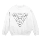 じんるいのごぶんのの金子みす図 Crew Neck Sweatshirt