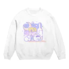 NRMQのアルコールタケネコ Crew Neck Sweatshirt