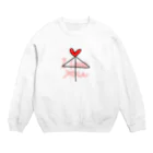 handmade asyouareの相合い傘 Crew Neck Sweatshirt