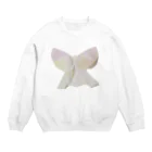 SPACE Shooting Star 🌟☆彡の未来移住計画シリーズ④🌏ORIGAMI✨ 天使👼 Crew Neck Sweatshirt