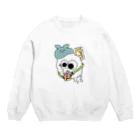 もふもふもんすたぁのもふもふもんすたぁ　テーマパーク2 Crew Neck Sweatshirt