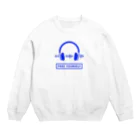 香庭くゆるのヘッドホン/音楽/MUSIC Crew Neck Sweatshirt