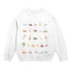 szloのアルファベット表 Crew Neck Sweatshirt