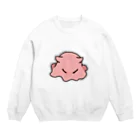 カワキのがんばるメンダコ Crew Neck Sweatshirt