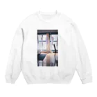 🐄の店の洗濯物 Crew Neck Sweatshirt