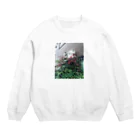 🐄の店の南天と室外機 Crew Neck Sweatshirt