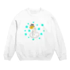 A-YANの豆もやじぃ華やか-YAN Crew Neck Sweatshirt