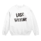 イラストレーター トツカケイスケのLOSE WEIGHT Crew Neck Sweatshirt