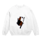 みょみょのつかまり諭吉 Crew Neck Sweatshirt