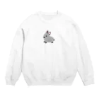 whiterabbit2010のうさぎ　サイアミーズスモークパール Crew Neck Sweatshirt