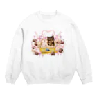 nya-mew（ニャーミュー）のチョコよりカワイイ#2 Crew Neck Sweatshirt