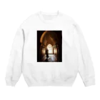 TOKISADAのミャンマーの僧侶 Crew Neck Sweatshirt