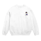 bibittona87のびびっとな怪談朗読(透過・背景なし) Crew Neck Sweatshirt