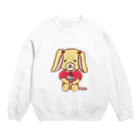 Yu♡Po♡Ko(ユポコ)のスイーツ大好きチェリーちゃん Crew Neck Sweatshirt