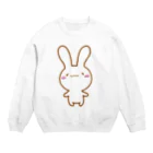 けあうさSHOPのまるみみけあうさスタンダード Crew Neck Sweatshirt