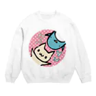 ねっこのにゃーぺん Crew Neck Sweatshirt