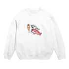 らぷみん釣り日和の釣り好き☆アカムツスロージギング Crew Neck Sweatshirt