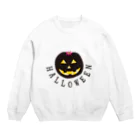 T-maniaのカボチャじゃないよミカンだよ! ハロウィーン Crew Neck Sweatshirt