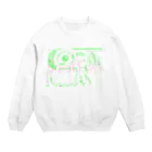 Yopsymiのネオンな朝ごはん Crew Neck Sweatshirt