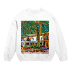 GALLERY misutawoのマヨルカ島 バルデモーサの広場 Crew Neck Sweatshirt