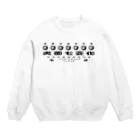 ZUKINDOGSの忍者犬発展推進協会 Crew Neck Sweatshirt