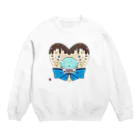 スライムバケツ店の蛇蝎家スライムさん（バレンタイン） Crew Neck Sweatshirt