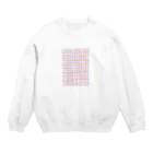 tokimekizaのチェック柄 Crew Neck Sweatshirt