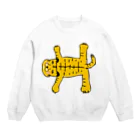 Guild by POD/SUZURIのおまぬけなトラさん Crew Neck Sweatshirt