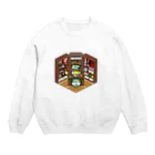 脱サラ賢者タカの岡田斗司夫ゼミスタジオ風なピクセルルームTシャツ Crew Neck Sweatshirt