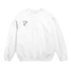 絵娯クリエイトのひのもとにゃんこ®️ 三味線 モノクロver. 黒檀 Crew Neck Sweatshirt