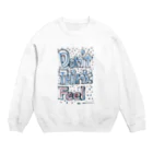 masahiro_minami_artのDON'T THINK FEEL Crew Neck Sweatshirt