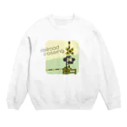 ふみきりグッズSHOPの３D踏切 Crew Neck Sweatshirt