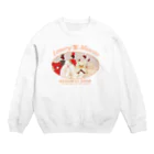 毛玉商店のラブリーマスコット Crew Neck Sweatshirt