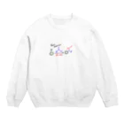 Rakugaki SanのBetti reaction Crew Neck Sweatshirt