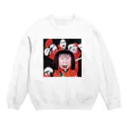 ささくれ大名行列の悪い子にはおしおきバイ Crew Neck Sweatshirt