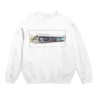 RickyArtの展示される機関車 Crew Neck Sweatshirt