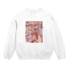 名もなきショップのメイクする可愛いJK Crew Neck Sweatshirt