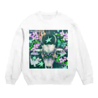 Babquff バブクフの『ツノを持っている』 Crew Neck Sweatshirt