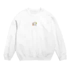 ふりむん達のお店のカチャーシーするアニマル Crew Neck Sweatshirt