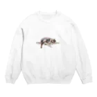 ネモちゃんのおうちの足投げ出しネモちゃん2 Crew Neck Sweatshirt