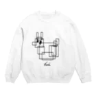 rerotozubu shopping houseのうさひるブロックの構成 Crew Neck Sweatshirt