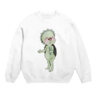 メイプル楓／イラストレーターの【大阪生まれの河童】/ Vol019191 Crew Neck Sweatshirt