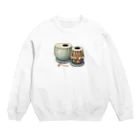 yamame1000ninのタブラとハトリ Crew Neck Sweatshirt